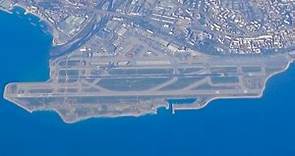 El Aeropuerto de Niza visto desde un A320 en vuelo Barcelona-Berlin
