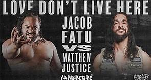 Circle 6 Wrestling: Matthew Justice vs Jacob Fatu (Hardcore Match)