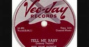 FIVE ECHOES Tell Me Baby 78 1954