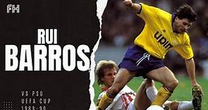 Rui Barros ● Goal and Skills ● PSG 0-1 Juventus ● UEFA Cup 1989-90