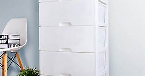 【E&J】木天板-純白衣物抽屜式五層收納櫃-超大款(5大抽【台灣製造】) - PChome 24h購物
