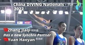 2022 Zhang Jiaqi 张家齐 & Yuan Haoyan - China Nationals Women 10 Meter Double