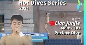 2021 Lian Junjie 练俊杰 409c Men 10 Meter China World Cup Diving Trials - Perfect score all 10s