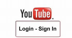 How to sign in Youtube - Login Free & Easy