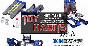DNA Design DK-04 Transformers Titans Return Fortress Maximus Upgrade Kit Review and How To Build