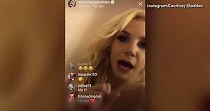 Courtney Stodden bares all in the bathtub during Instagram Live