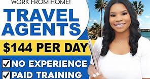 🌴 $144/Day Travel Agent Work From Home Jobs - No Experience Required, Apply Now!
