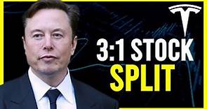 Tesla 3-1 Stock Split: All You NEED To Know!