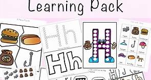 Letter H Worksheets   Activities
