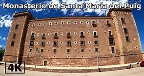 MONASTERIO DE SANTA MARÍA DEL PUIG Walking Tour - Valencia - Spain [4K|60fps]