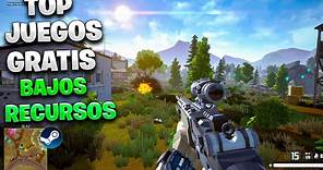 ✅TOP 10 Juegos Shooter GRATIS de Steam de Bajos Recursos para PC | Sin Tarjeta Gráfica 🚀