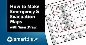 Evacuation Plans, Fire Preplans, and Other Emergency Planning with SmartDraw
