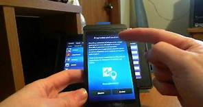 How to Basic set up BlackBerry Z10