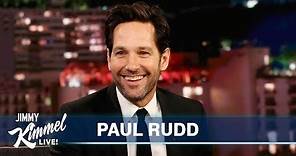 Paul Rudd on Ant-Man, Ghostbusters & Living in New York
