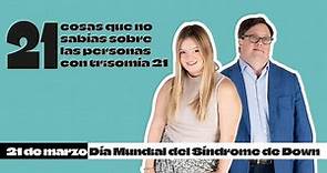 Día Mundial Síndorme de Down 2023 | Pablo Pineda y Caterina Moretti