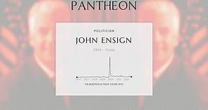 John Ensign Biography - American veterinarian & politician (born 1958)