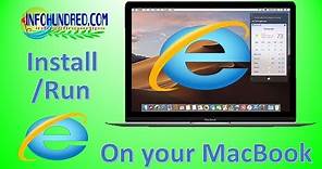 How to install internet explorer in macbook