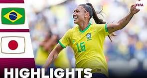 Brazil vs Japan | What a Game | Highlights | Women's International Friendly 30-11-2023
