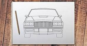 How to Draw A Buick Grand National GNX