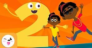 The Number 2 for kids - Learning to Count - Numbers from 1 to 10 - The Number Two Song