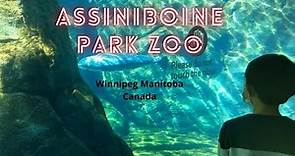Exploring ASSINIBOINE PARK ZOO. Winnipeg Manitoba Canada