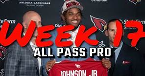 Paris Johnson Jr Week 17: All Pass Blocks