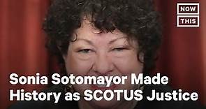 Flashback to the Sonia Sotomayor Confirmation | NowThis