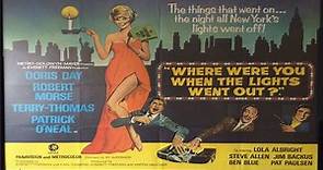 Where Were You When the Lights Went Out? (1968) ★