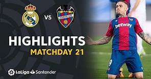 Highlights Real Madrid vs Levante UD (1-2)