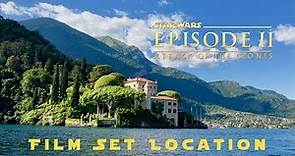 Star Wars Episode 2 Naboo Film Set Location, Lake Como Italy