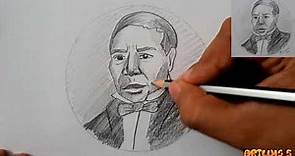 ¿Cómo dibujar a Benito Juárez a lápiz?| #mexico