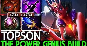 TOPSON [Queen of Pain] The Power Genius Build No Mercy Dota 2
