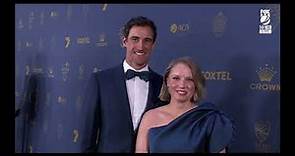 Alyssa Healy & Mitchell Starc - Blue Carpet Interview - Australian Cricket Awards 2024