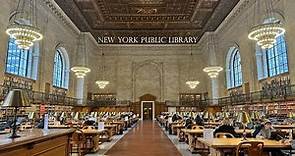 Walking Tour of The New York Public Library | Relaxing Ambient | NYPL Reading Rooms + Treasures | 4K