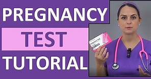 How to Take a Pregnancy Test at Home | Pregnancy Test Results Live