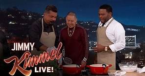 Anthony Anderson and George Lopez Cook with Chef Eddie Huang