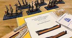 Napoleonic Naval Wargaming - 1:1200 Langton Miniatures