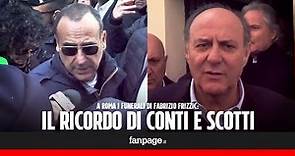 Morte Fabrizio Frizzi, Carlo Conti dopo i funerali: "Era un fratello". Gerry Scotti: "Brava persona"