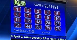 Wow!? Mass. Keno prize wins with numbers 1-12