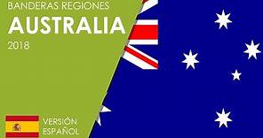 Banderas regiones de Australia 2018: Estados, territorios y territorios externos