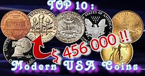 Top 10 US Mint Modern Coins Worth Money