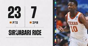 Sir'Jabari Rice hits 7 threes in NCAA tournament first round