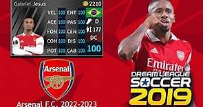 ¡Plantilla del Arsenal F.C. al 100%! Actualizada a la temporada 2022/2023 para DLS 2019