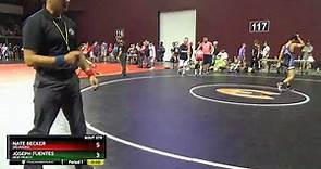 Cadet Men 120 Nate Becker Oklahoma Vs JOSEPH FUENTES New Mexico