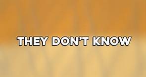Jon B - They Don't Know (Lyrics)