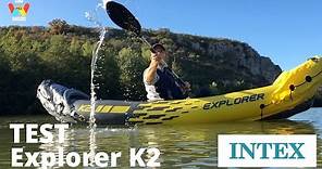 🛶Test kayak gonflable intex k2 explorer [ avis AMAZON. Vidéo kayak inflatable ] Français #54