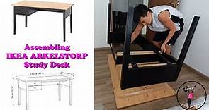 Assembling IKEA ARKELSTORP Study Desk/Table