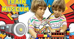 Sheleg Twins Explore the Fascinating Trains Museum! 🚂 Video For Children.