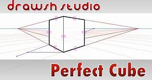 How To Draw A Perfect Cube In Perspective