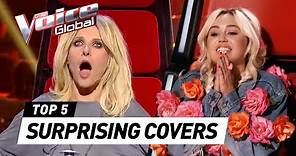 The Voice | SURPRISING COVERS in The Blind Auditions [PART 3]